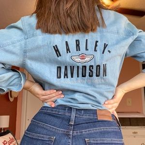 HARLEY DAVIDSON Denim Shirt Jacket